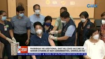 Pagbibigay ng additional shot ng COVID vaccine sa senior citizens at may comorbidities, sinimulan na | 24 Oras News Alert