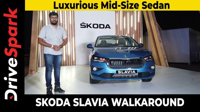 Skoda Slavia Walkaround | Design, Features, Engine & Gearbox Options, Colours, Boot Space & More