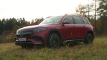 The new Mercedes-Benz EQB 350 Design in Patagonia red