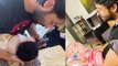 Shaheer Sheikh 2 महीने की बेटी  के बाल काटते आए नजर, प्यारा वीडियो जीत लेगा आपका दिल | FilmiBeat