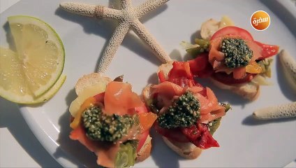 بايتس  سلمون ببيستو الريحان  | هشام السيد