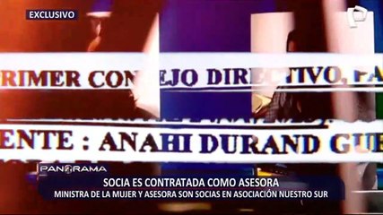 ¡Exclusivo! : Ministra de la Mujer contrató a su socia como asesora del despacho ministerial