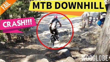 'MTB rider wiped out following high jump attempt '