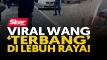 Viral wang 'terbang' di lebuh raya!