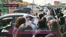 الداعية الاسلامية ياسمين الخيام في وداع صديقتها سهير البابلي