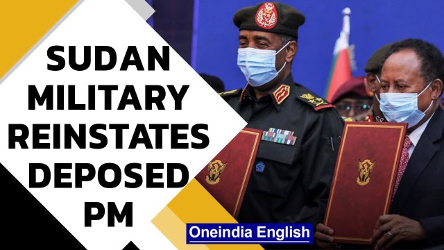 Sudan military reinstates deposed PM Abdalla Hamdok, a month after coup | Oneindia News