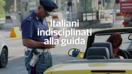 Italiani indisciplinati alla guida: 1 su 3 non usa cintura, 50% dei bimbi senza seggiolino