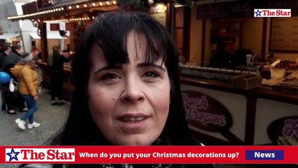 When do you put your Christmas decorations up?