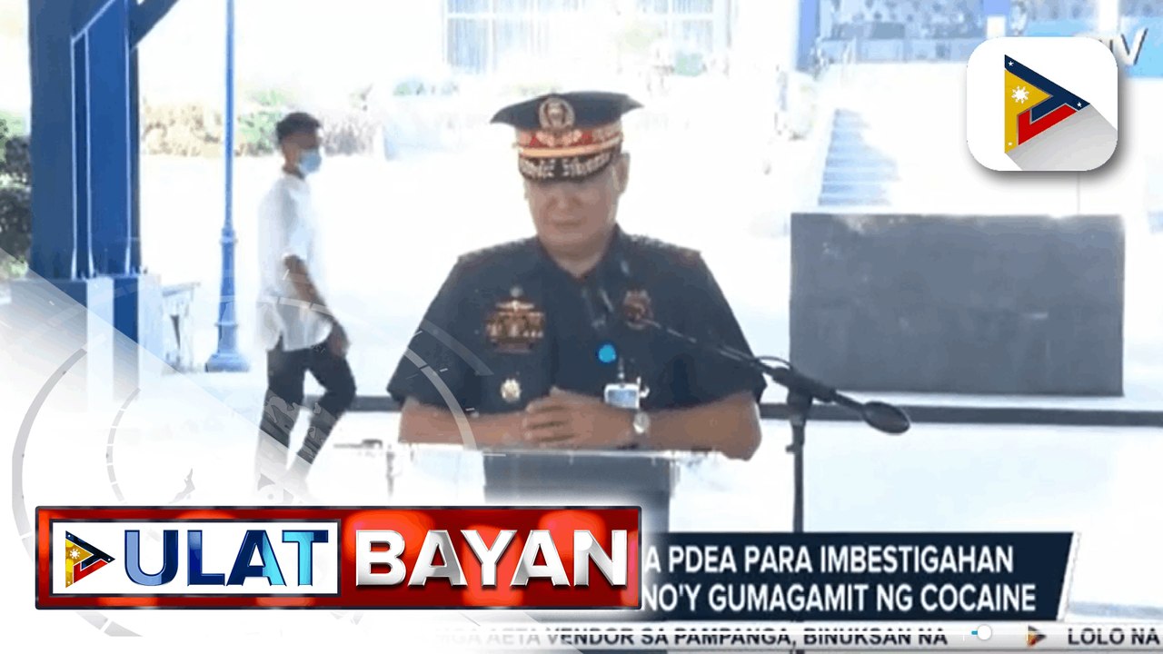 PNP, makikipagtulungan sa PDEA para imbestigahan ang Presidential aspirant na umano'y gumagamit ng cocaine