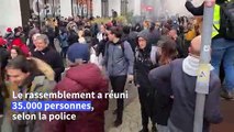 Belgique: tensions lors d'une manifestation contre des mesures anti-Covid à Bruxelles