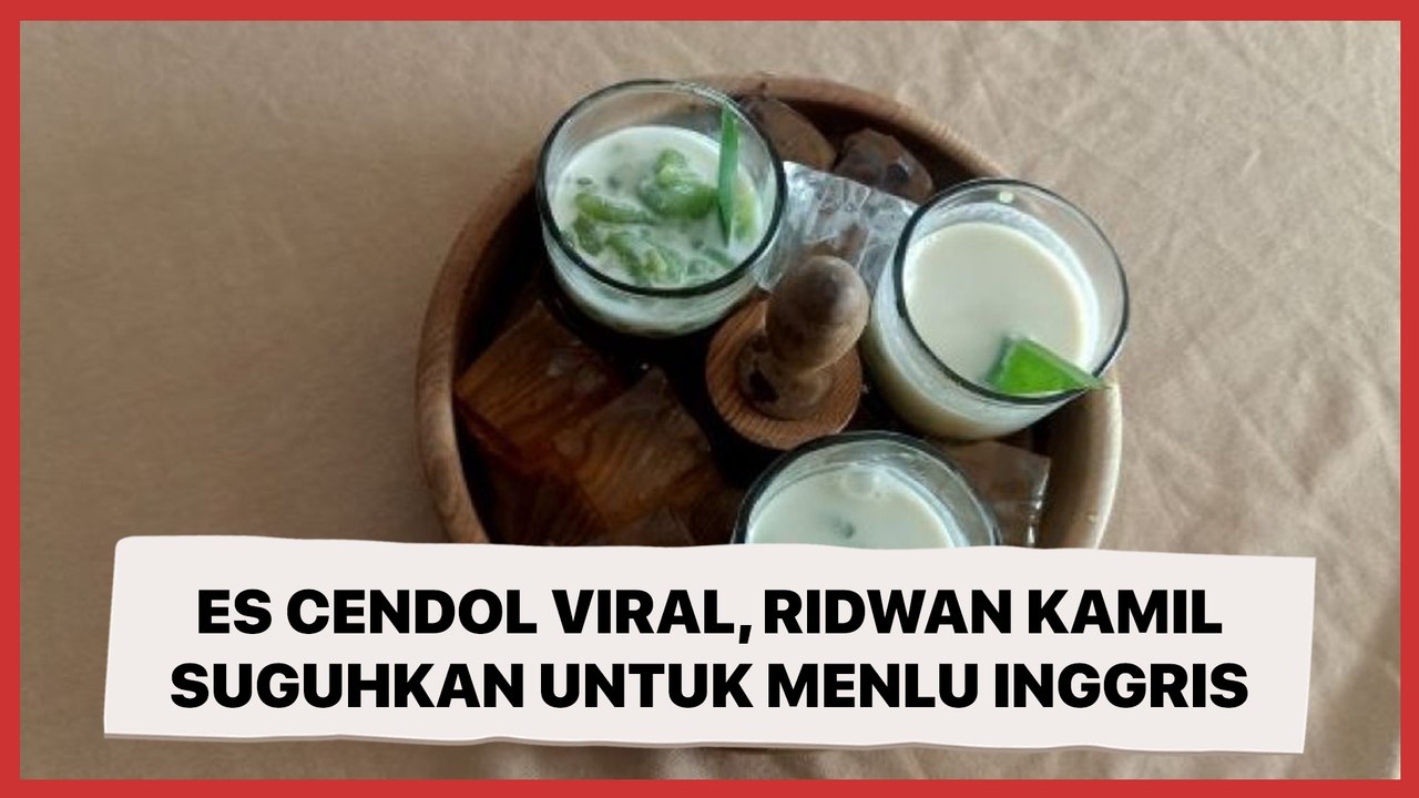 Resep Es Cendol Segar yang Viral, Sempat Disuguhkan Ridwan Kamil untuk Menlu Inggris