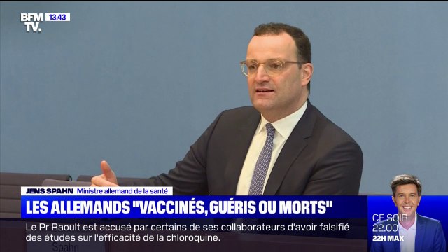 Covid-19: les Allemands seront vaccinés, guéris ou morts à la fin de l'hiver, selon leur ministre de la Santé