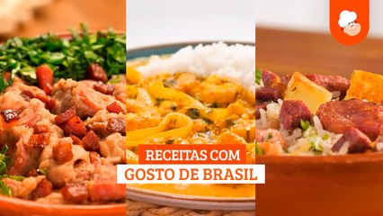 Receitas com gosto de Brasil