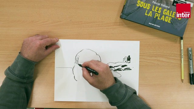 Pascal Rabaté : Comment dessiner Sous les galets, la plage ?