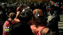 Integrantes de la comunidad LGBTIQ se enfrentaron con policías en la CDMX