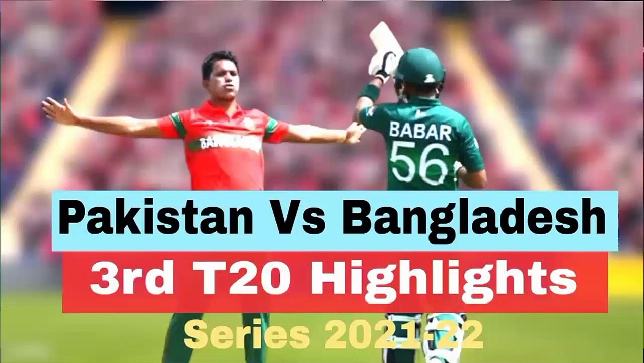 Pakistan vs Bangladesh 3rd T20 Highlights 2021 | Pak vs Ban 3rd T20 Highlights 2021