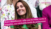 Kate Middleton : elle ose la robe verte à sequins, un véritable look de princesse