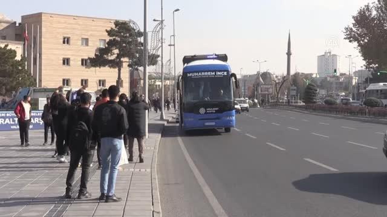 Memleket Partisi Genel Başkanı İnce, esnafı ziyaret etti