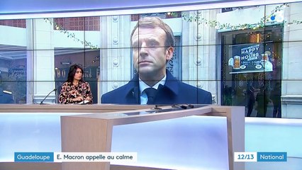 Crise en Guadeloupe : Emmanuel Macron appelle au calme et prêche pour la vaccination