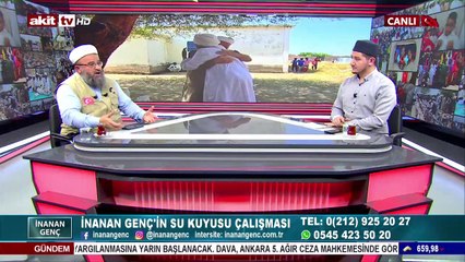 İnanan Genç'in su kuyusu çalışması