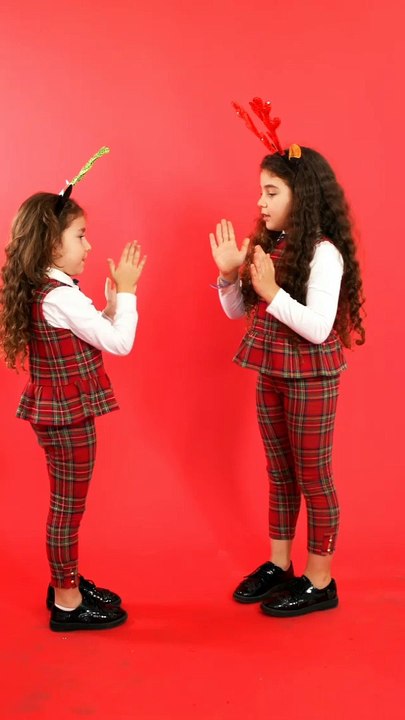 Little girls playing