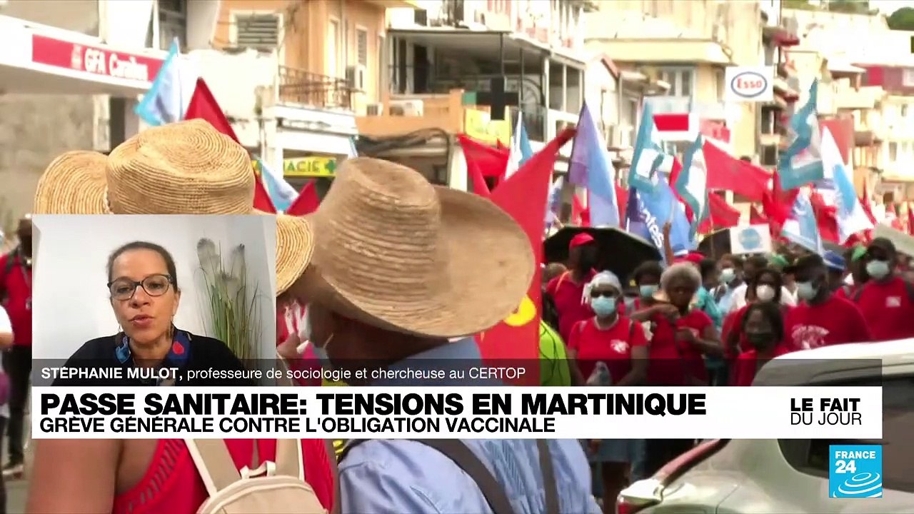 Tensions en Guadeloupe: "On assiste à un glissement de la crise sanitaire vers une crise politique, économique et sociale"