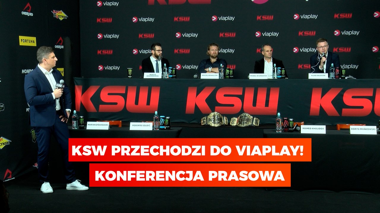 KSW przechodzi do Viaplay! Konferencja prasowa