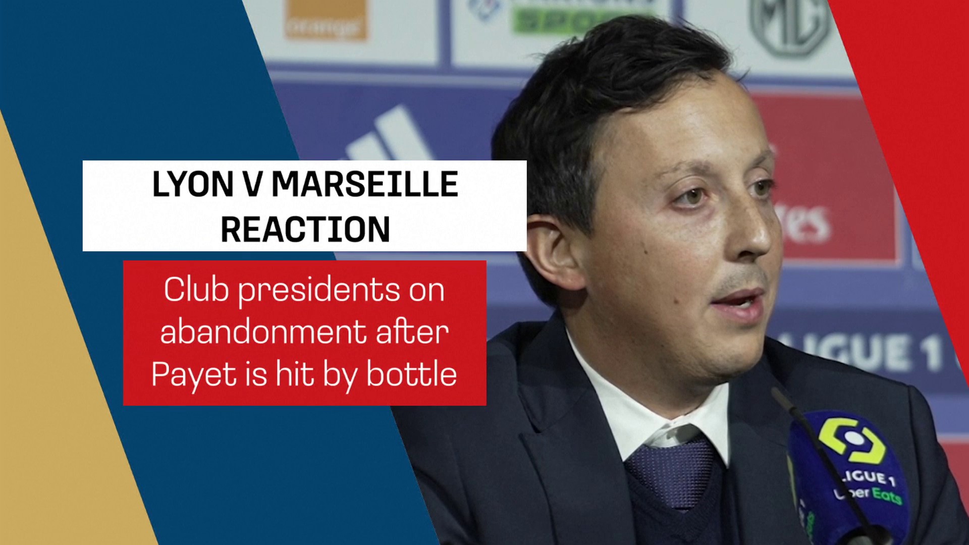 Marseille and Lyon Presidents about Payet incident