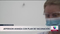 Plan de vacunación avanza con buen pie en Jefferson