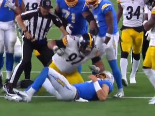 Cam Heyward Apologizes After Punching Justin Herbert in the Stomach