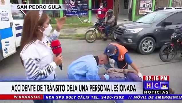 ¡Anciano resulta atropellado al intentar cruzar calle sampedrana!