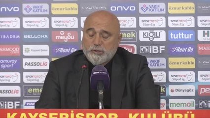 Kayserispor-Göztepe maçının ardından