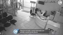 Homem invade e furta televisão em prédio comercial da Serra