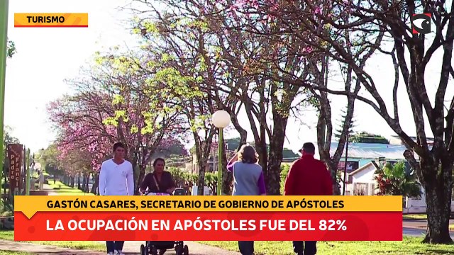 La ocupación en Apóstoles fue del 82%