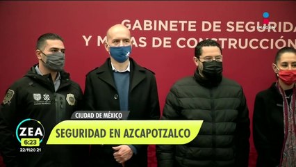 Instalan gabinete de seguridad en la alcaldía Azcapotzalco