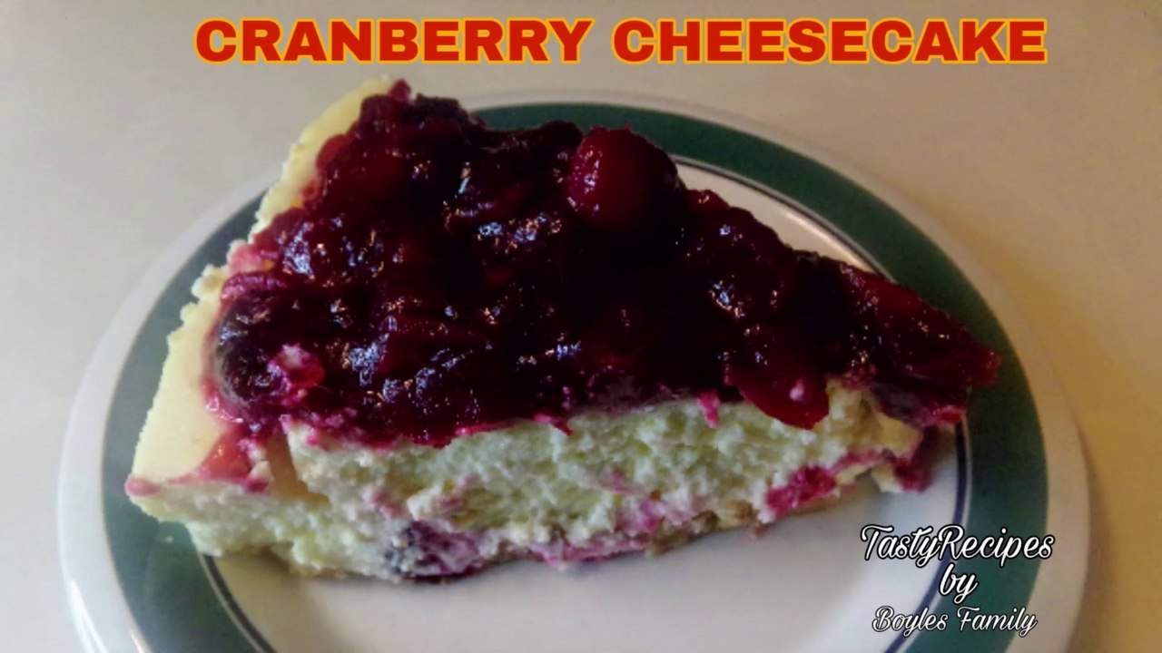 Ricotta Cheesecake With Cranberry Sauce Recipe