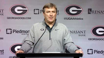 Скачать видео: Georgia Football HC Kirby Smart Press Conference - Georgia Tech