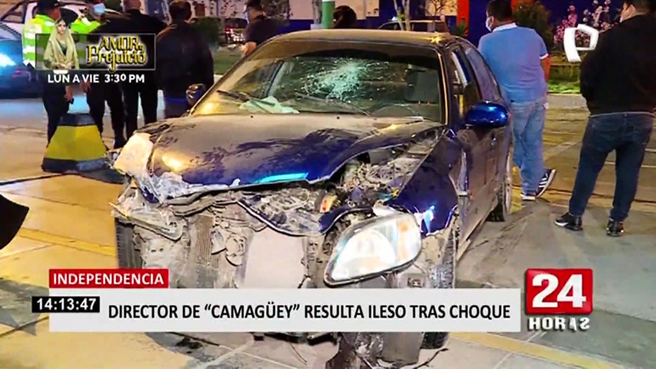 Independencia: integrantes de orquesta “Camagüey” resultan ilesos tras violento choque