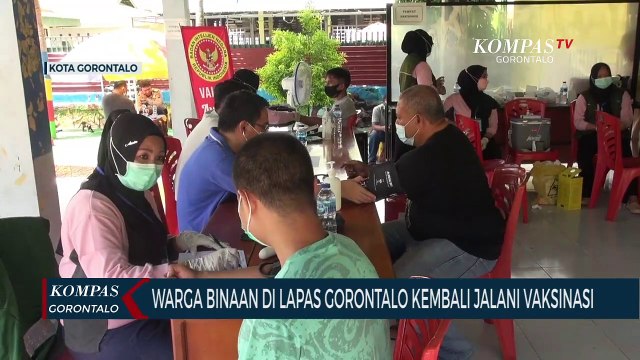 Warga Binaan Di Lapas Gorontalo Kembali Jalani Vaksinasi