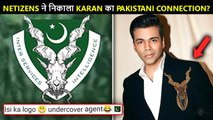 Karan Johar Mercilessly TROLLED For Wearing Coat With Logo Similar To Pakistan ISI