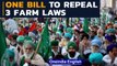 1 Bill to cancel 3 farm laws, says govt source | Centre weighs options on MSP issue | Oneindia News