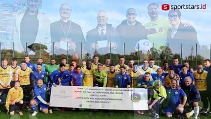 Penyerang Lazio Ciro Immobile Ditunjuk Paus Fransiskus Sebagai Wasit di Laga Amal