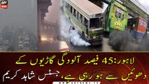 Smoke emitting vehicles culprits for 45 pct pollution in Lahore