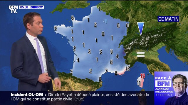 Le froid continue de faire chuter les températures, avec des valeurs négatives à Reims