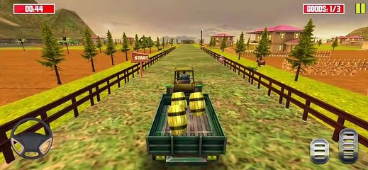 Drive Tractor Trolley Offroad 2021_3D Cargo Games _ Android Gameplay