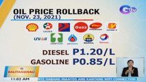 Oil price rollback, ipinatupad ng ilang oil companies | BT