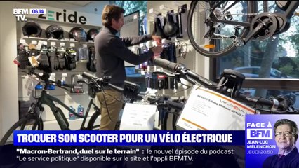 De plus en plus de personnes troquent le scooter pour le vélo électrique