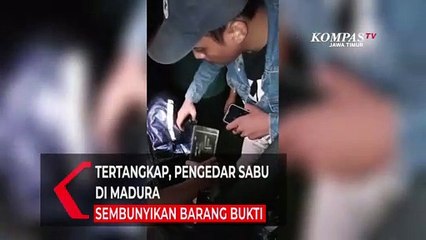 Tertangkap, Pengedar Sabu di Madura Sembunyikan Barang Bukti