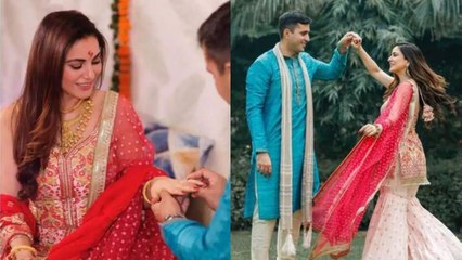 Shraddha Arya और Rahul Nagal की ऐसे हुई Sagai, शादी के बाद photo की शेयर;  Watch video | FilmiBeat