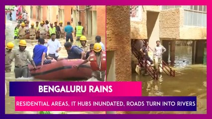 Download Video: Bengaluru Rains: Residential Areas, IT Hubs Inundated, Roads Turn Into Rivers After Torrential Downpour